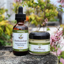 Load image into Gallery viewer, Wellness Awaits Duo showcasing tincture and topical cream