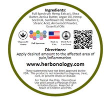 Load image into Gallery viewer, 800mg Balm - Extra Strength -  Infused with Full Spectrum CBD - 2.0 oz