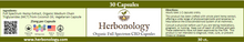 Load image into Gallery viewer, Close-up of CBD Capsules label highlighting premium quality ingredients