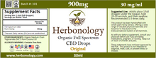 Load image into Gallery viewer, Full Spectrum CBD Tincture - 30ml- 900mg