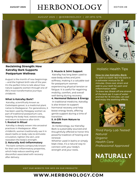 Reclaiming Strength: How Katrafay Bark Supports Postpartum Wellness